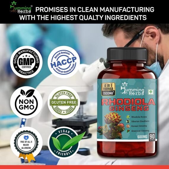 Rhodiola Rosea Capsules Supplemen
