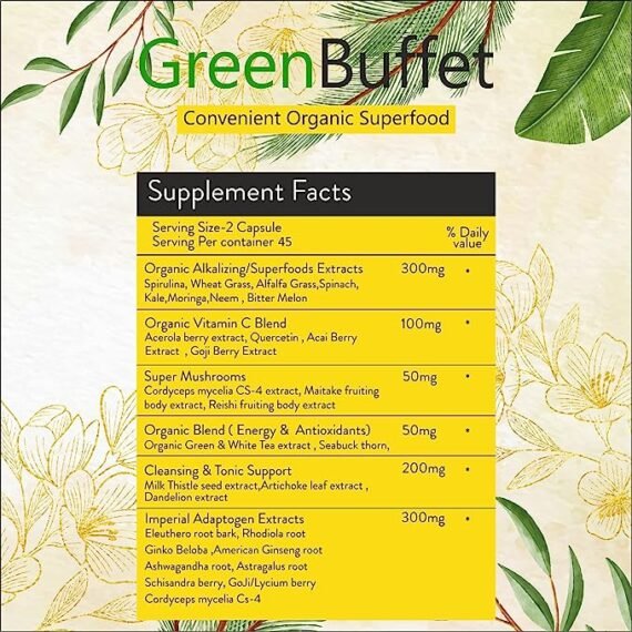 humming herbs green buffet organic superfood supplements fact