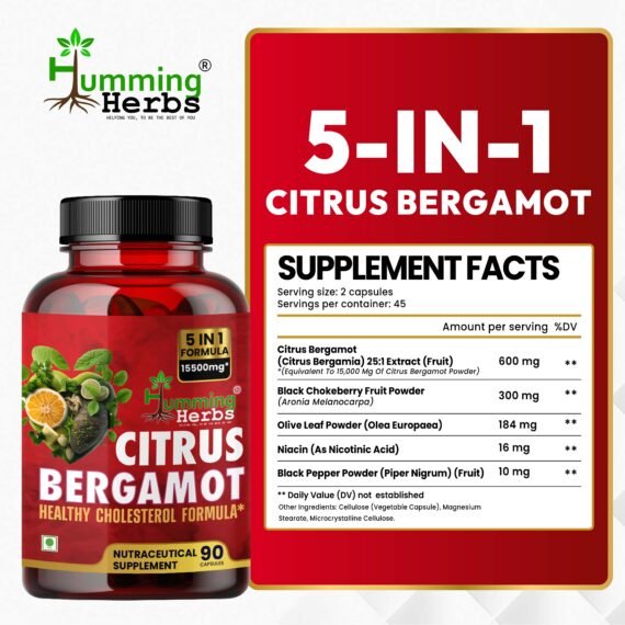 Humming Herbs Citrus Bergamot 5-in-1 Formula for Healthy Cholesterol