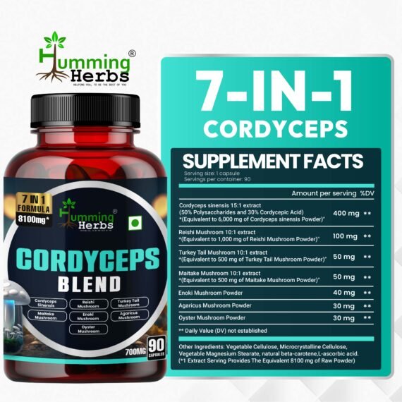 Cordyceps Blend | Kida Jadi | 8100 mg | 90 Capsules