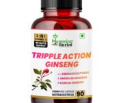 Triple Action Ginseng | 3 in 1 | 1700mg eqv. | 90 Capsules