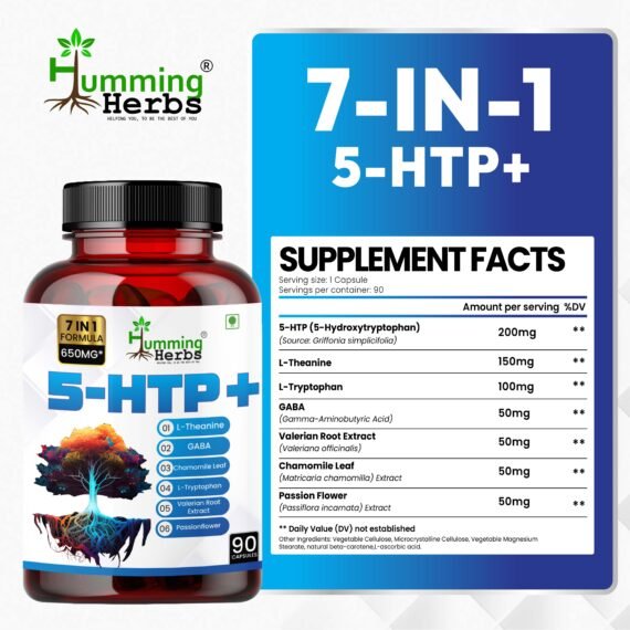 Humming Herbs 5-HTP+ 7-in-1 Formula for Mood and Relaxation