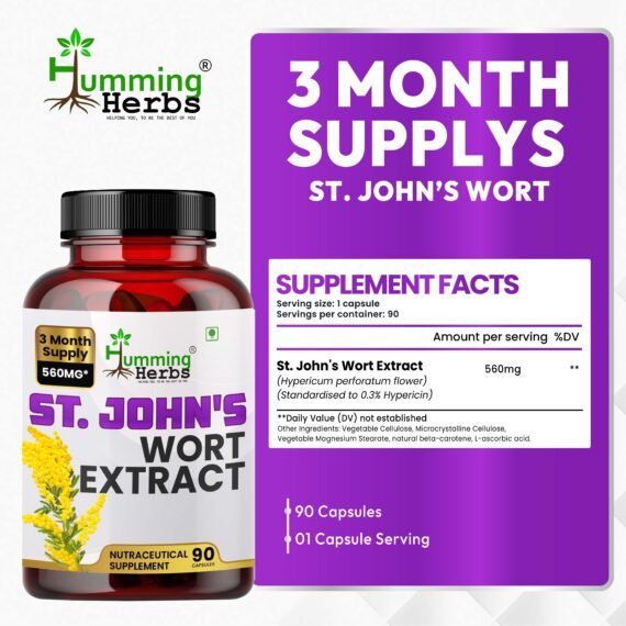 Humming Herbs St. John’s Wort Extract for Emotional Well-Being