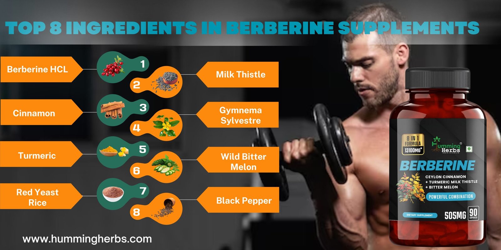 Top 8 Ingredients in Berberine Supplements