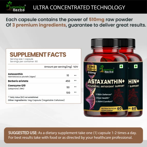 Astaxanthin Plus Pack of 2 Info