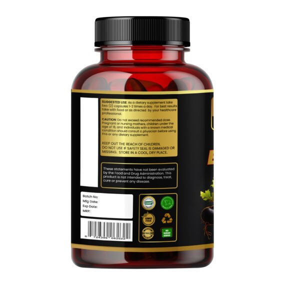 Black Maca Capsules - 2-in-1 Energy & Mood Support Formula