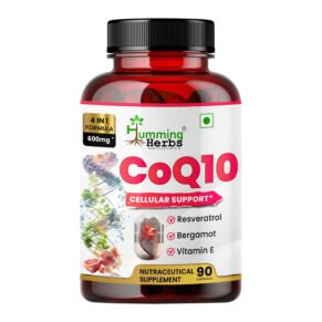 Humming Herbs CoQ10 4-in-1 Formula - Cellular Support, 90 Capsules