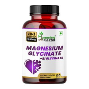 2-in-1 Magnesium Glycinate and Biglycinate Capsules for Muscle Function