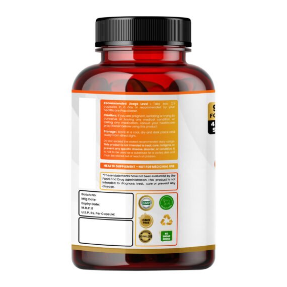 Humming Herbs Curcumin 95% with Resveratrol & Glutathione - 90 Capsules